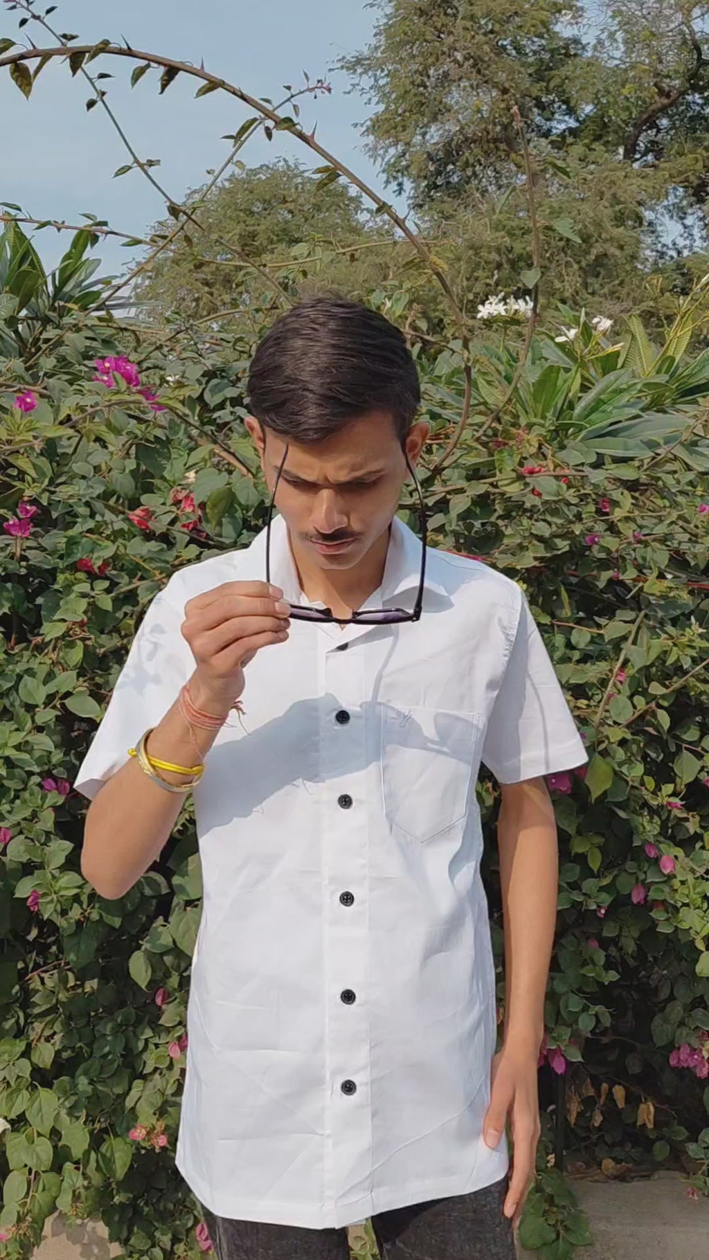 The Advait Shirt: Minimalist White