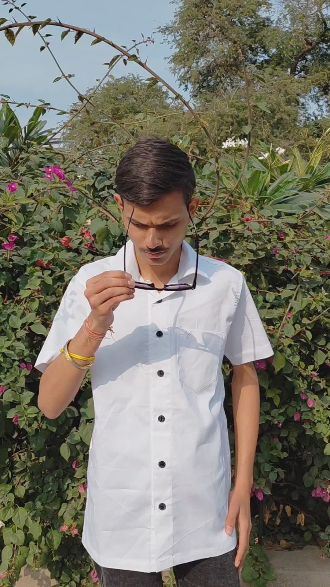 The Advait Shirt: Minimalist White