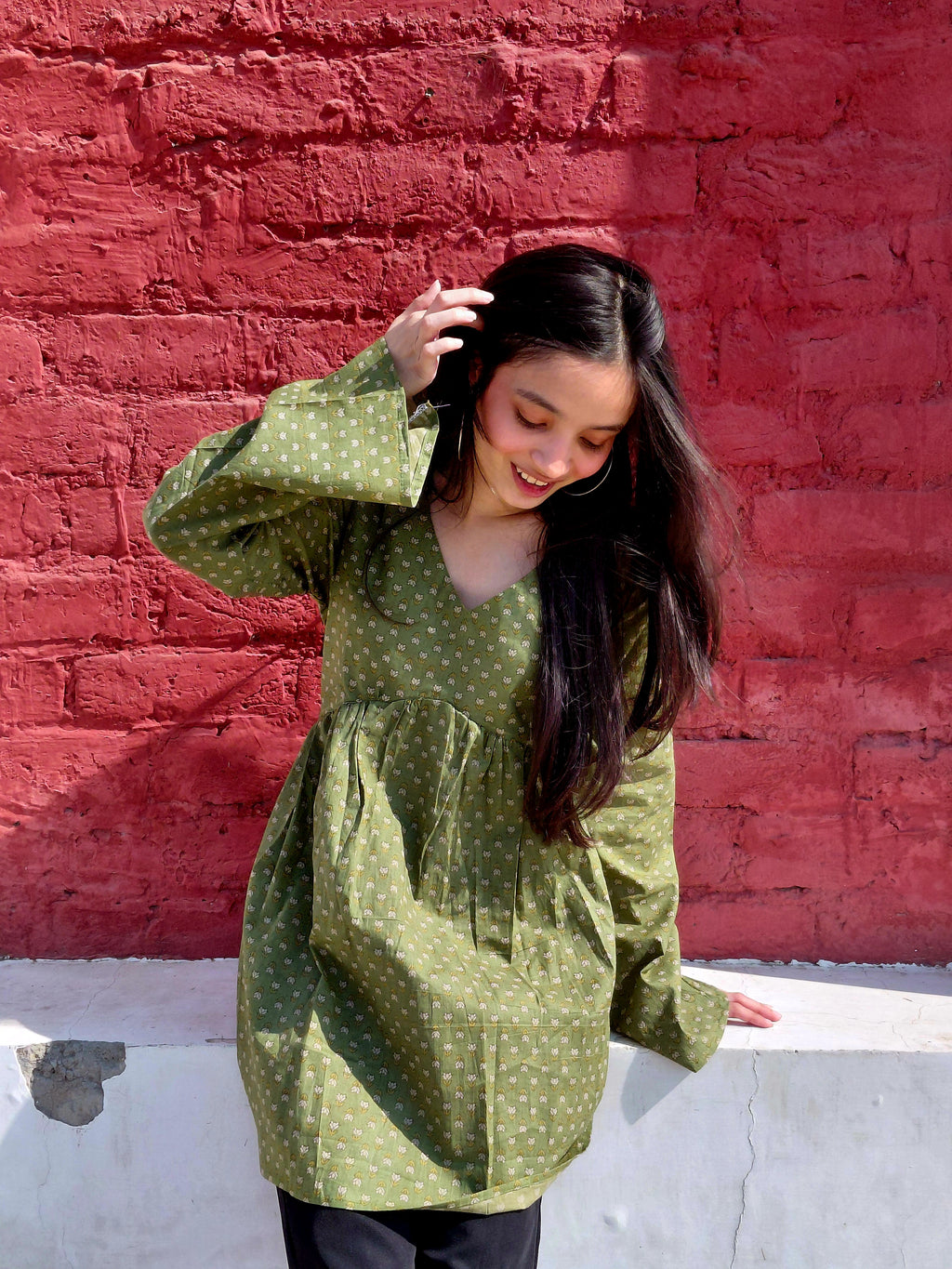 The Sara Kurti: Olive Earth