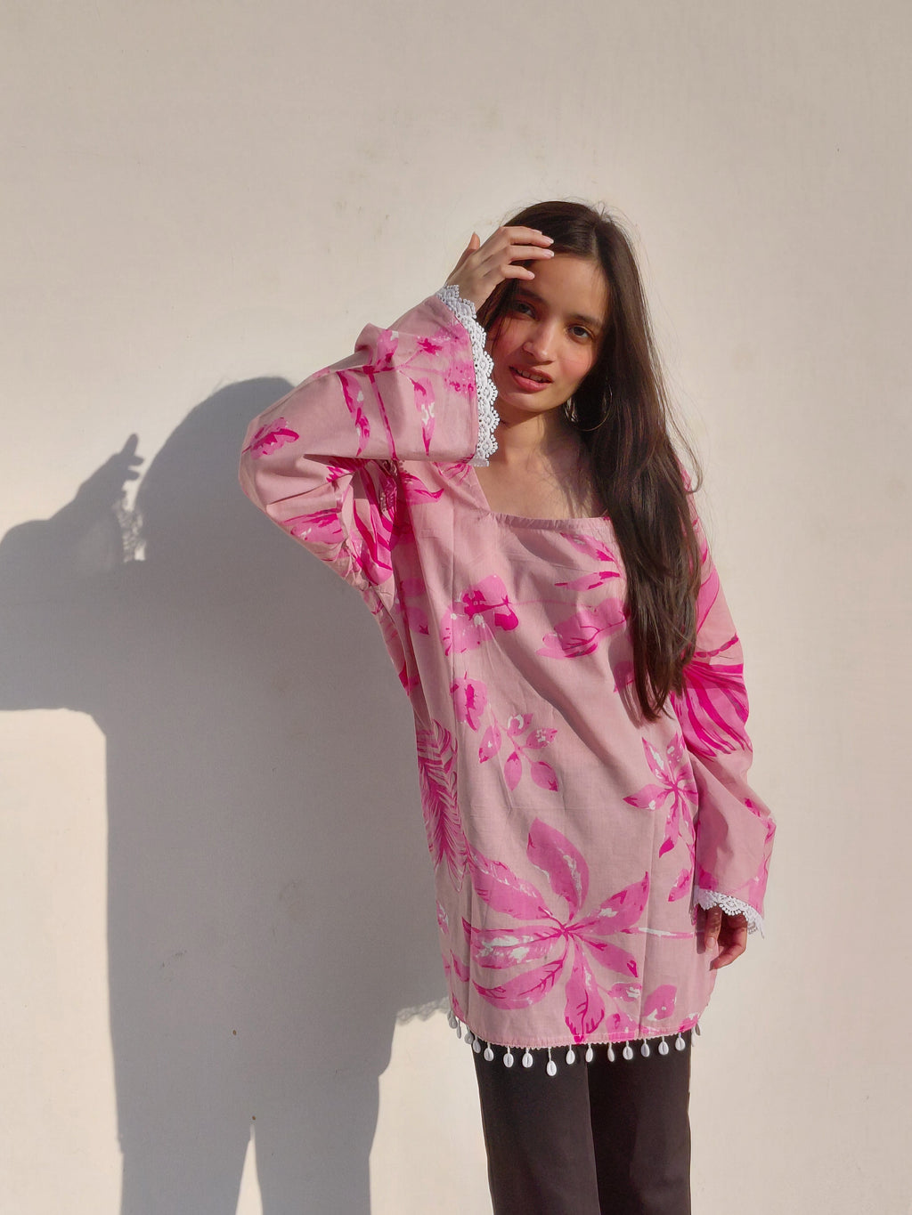 The Alya Kurti: Petal & Shell