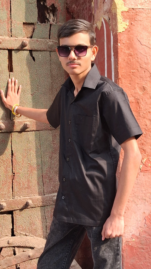 Dhruv Classic Shirt - All Black Everything