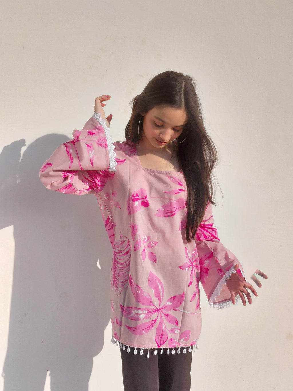 The Alya Kurti: Petal & Shell