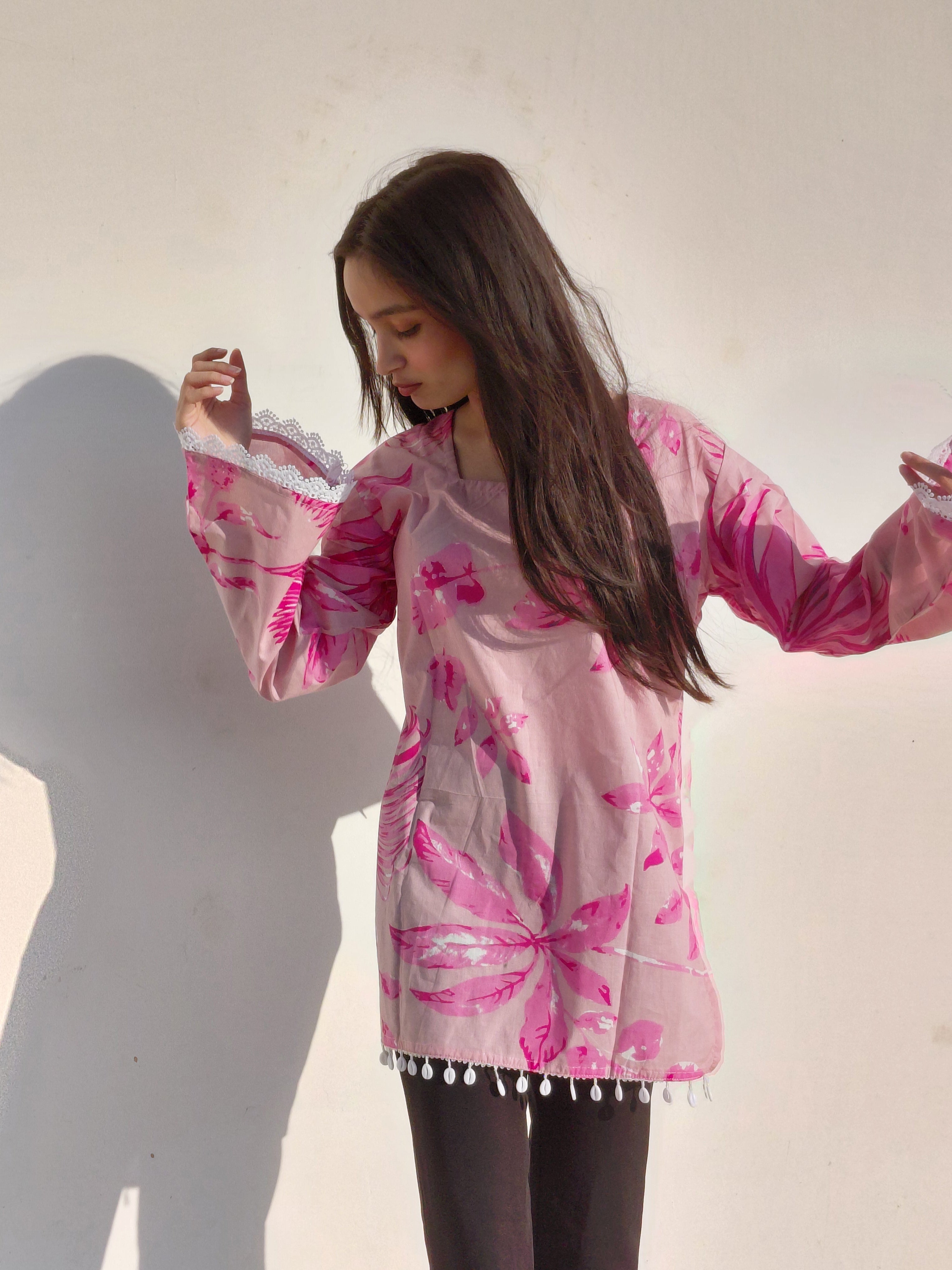 The Alya Kurti: Petal & Shell