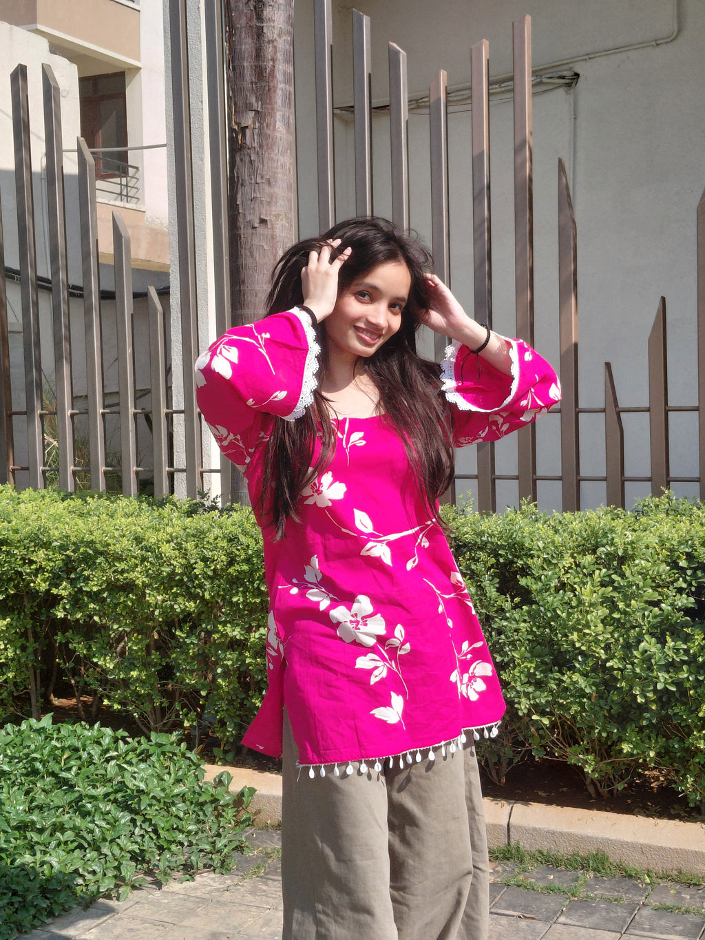 The Ishani Kurti: Magenta Muse