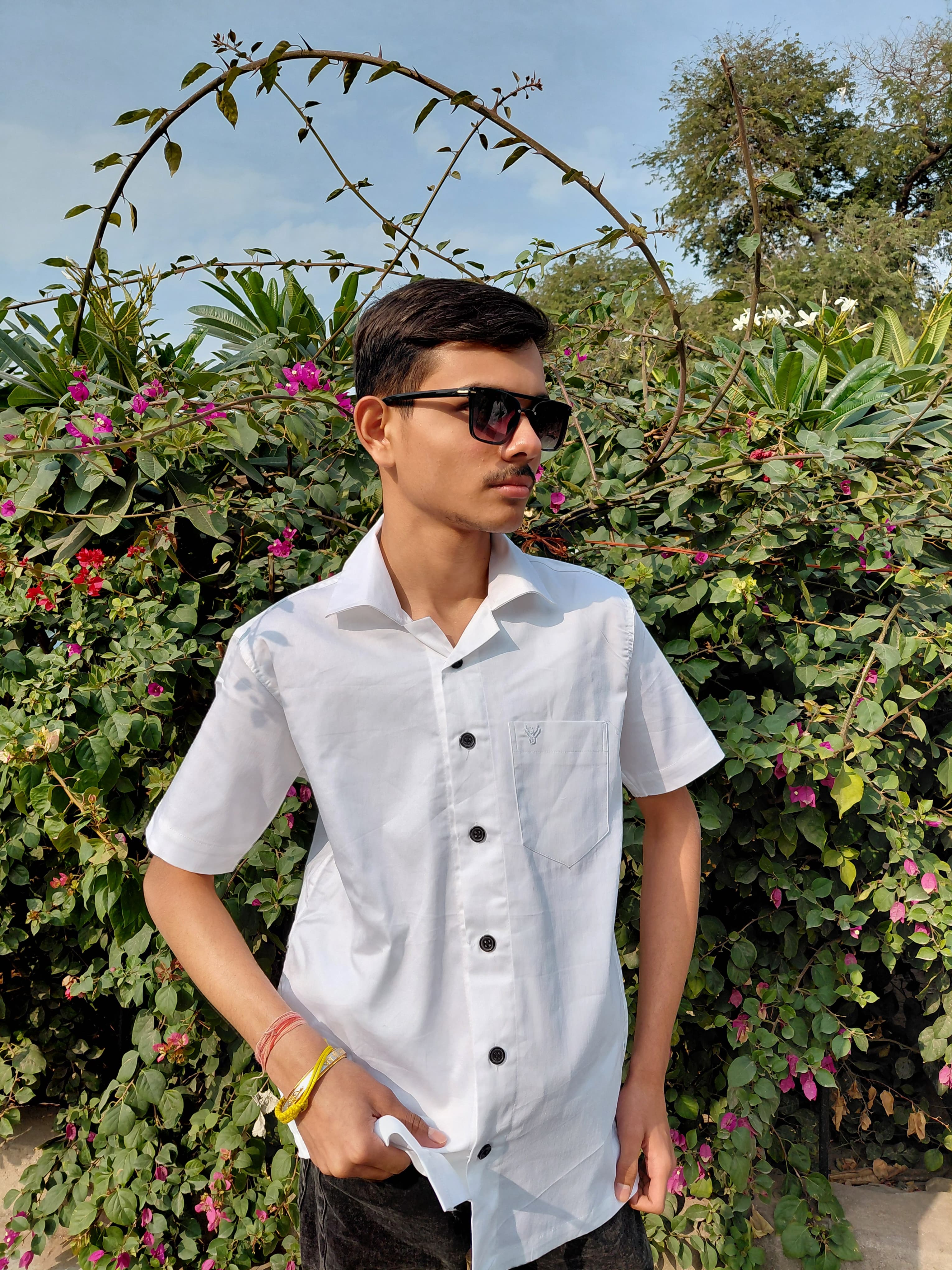 The Advait Shirt: Minimalist White