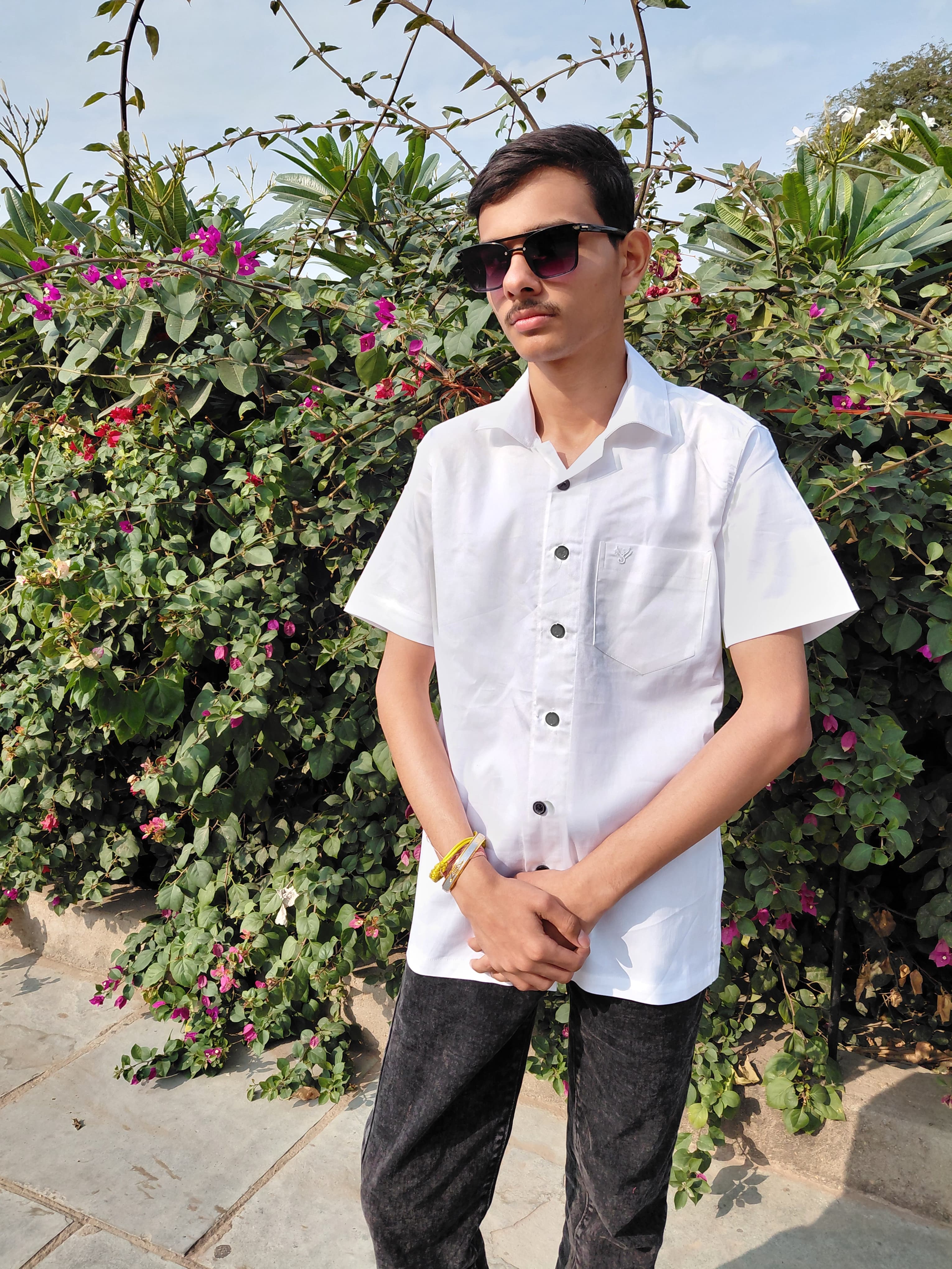 The Advait Shirt: Minimalist White