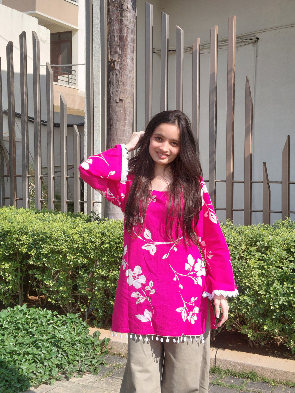 The Ishani Kurti: Magenta Muse