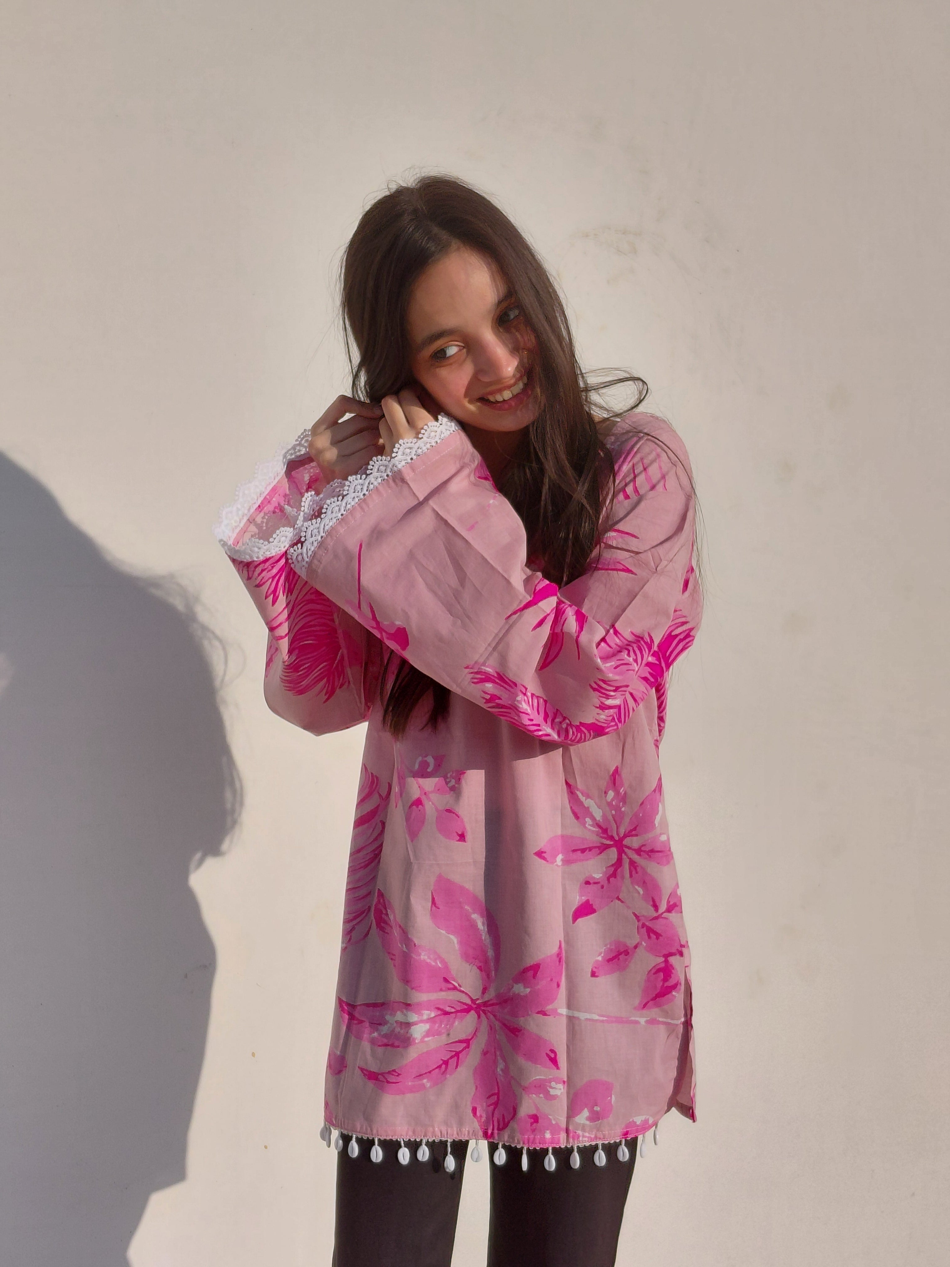 The Alya Kurti: Petal & Shell