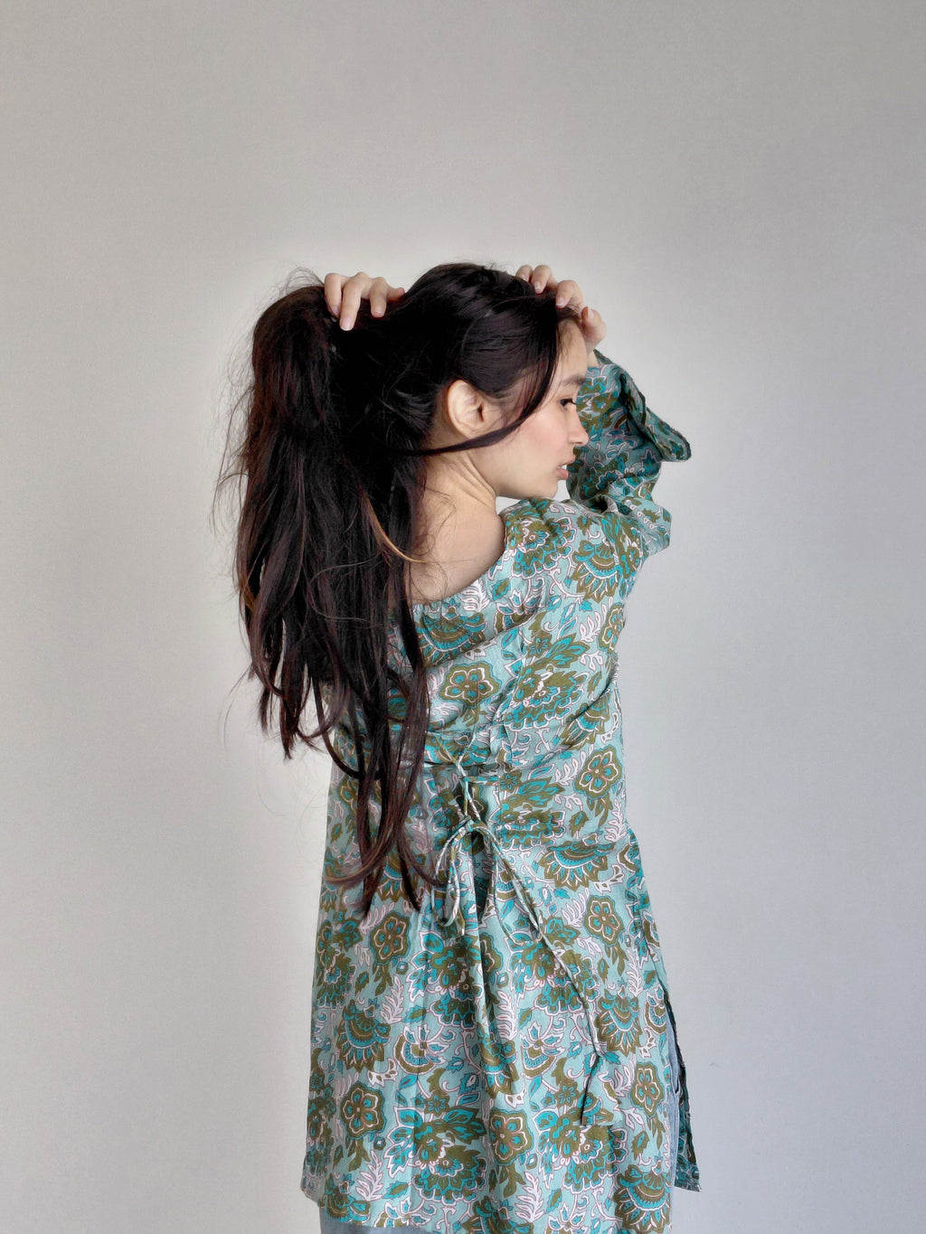 The Meher Kurti: Turquoise Grace