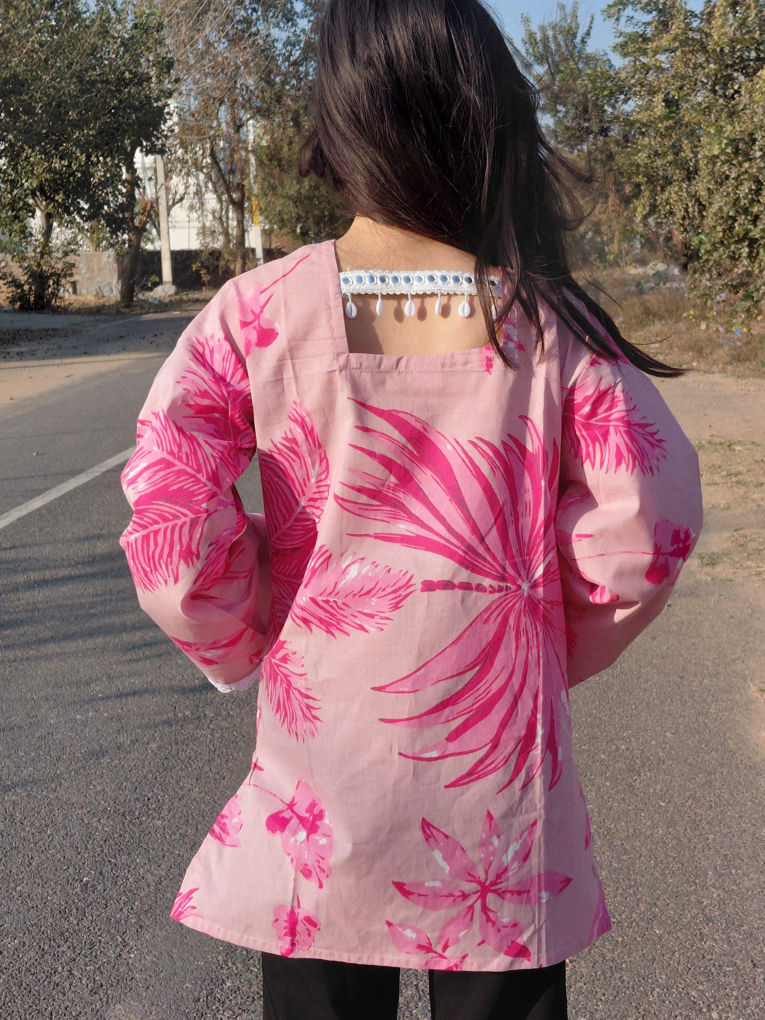 The Alya Kurti: Petal & Shell