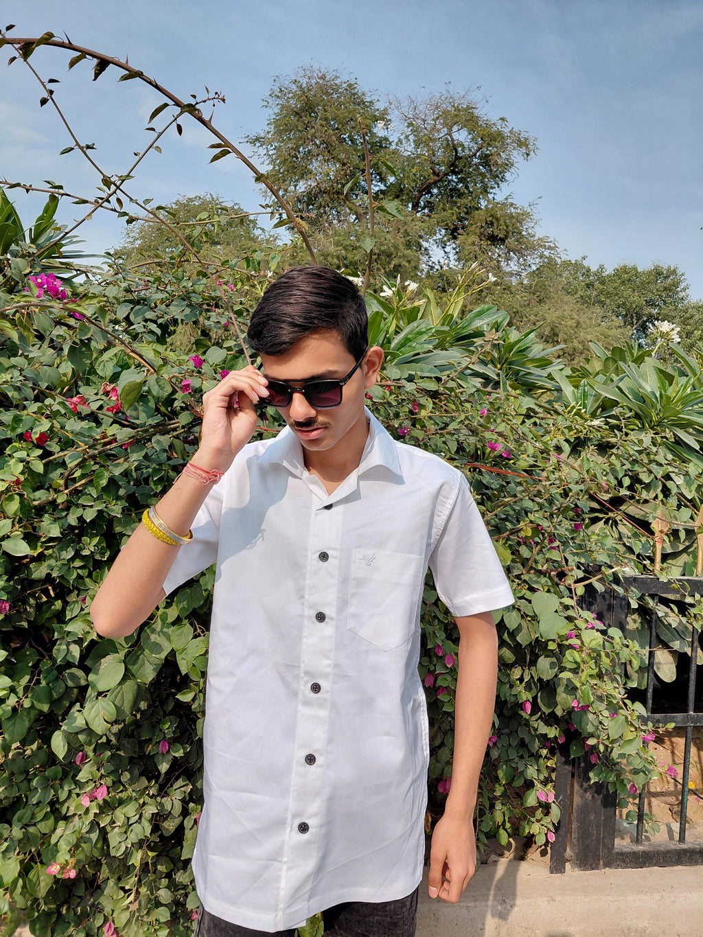 The Advait Shirt: Minimalist White